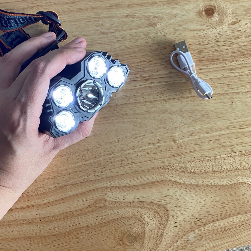 LED Headlamp with USB Charger Included - Picture 9 of 16